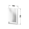 Duravit Зеркало с подсветкой 120*70 cм 