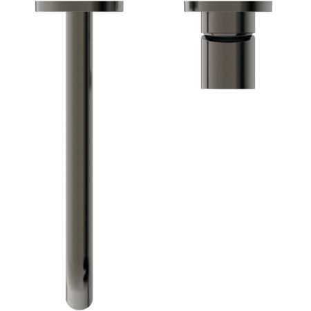 Ideal Standard Joy Смеситель для раковины, встраиваемый, излив: 22.5см, без комплектом №1 A1313NU, цвет: PVD Magnetic Grey 