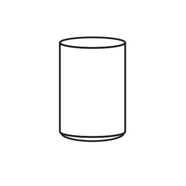 ADJ Стакан для зубных щеток, D7xH10 см., цвет:gold/панна котта 