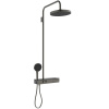 Ideal Standard Ceratherm Solos Душевая стойка, термостат, верхний душ 30см, руч.душ 13см, шланг 175см, цвет: PVD Magnetic Grey