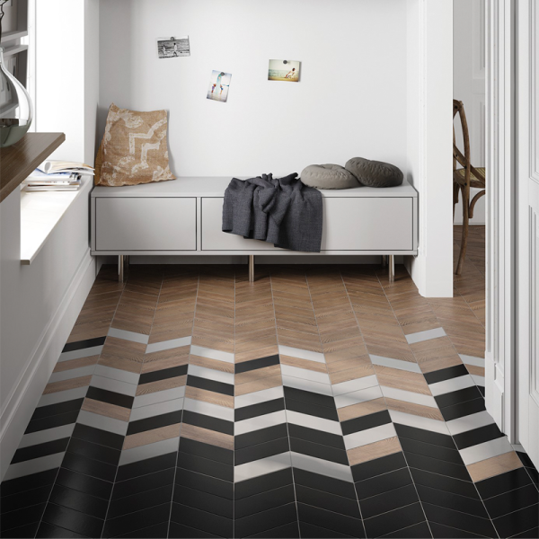  23199 CHEVRON Blanco Mate RIGHT 9х20,5 см 