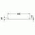 Duravit Vero Полотенцедержатель труба с квадратным сечением, 955x14мм, хром