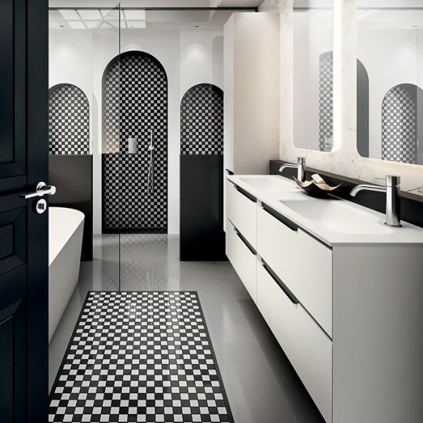 OASIS FREUD Зеркало 500х1000х30 мм., с светодиодной подсветкой с сенсорным выключателем и диммированием 