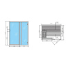 Effegibi Yoku S Glass Сауна 174x132h214см, SX, цвет: черный орех 
