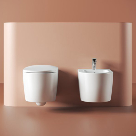 Artceram MONET Унитаз подвесной Rimless 36х52 см, цвет белый глянцевый 