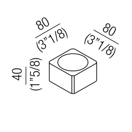 Agape Surf Коробок для аксессуаров, цвет: белый 