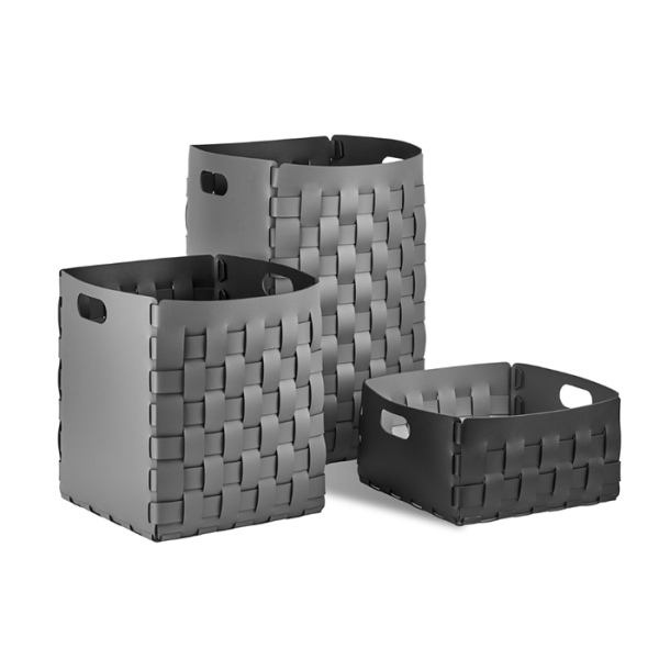 ADJ Корзинка Dubai, 35x40xH30 см., цвет: серый/черный 