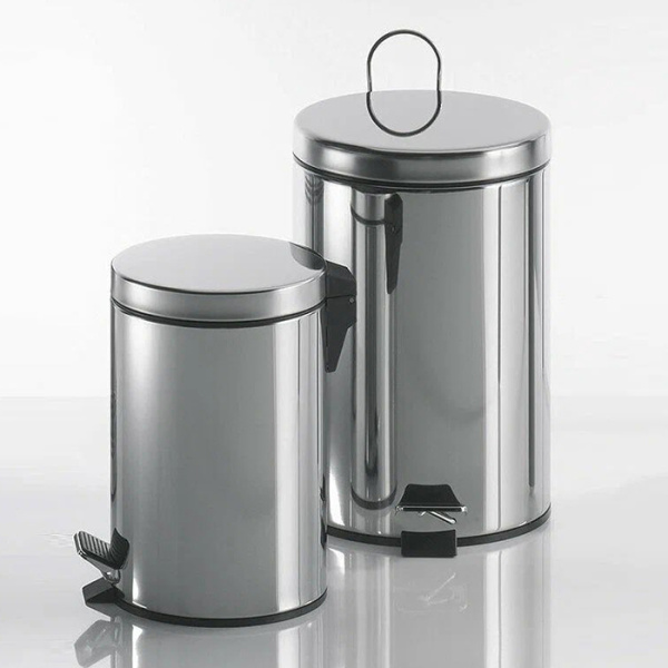 Colombo Hotel Collection Ведро для мусора 3л, цвет: полированная нержавеющая сталь 