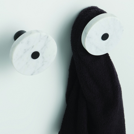 Bertocci Carrarino  Крючок, цвет  Carrara/хром 