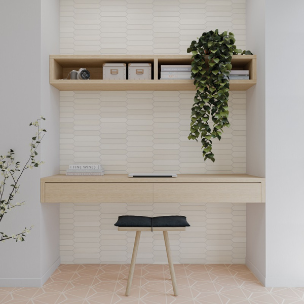 Плитка DNA Candy Crayon White 4,3х24,3 (23 шт/0,22/0,01 м2) 