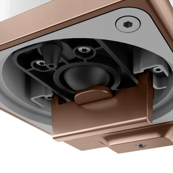 Keuco EDITION 400 Дозатор для жидкого мыла, 150 ml, управление снизу, хрусталь матовый, скрытый крепеж в к-те цвет: brushed red gold 