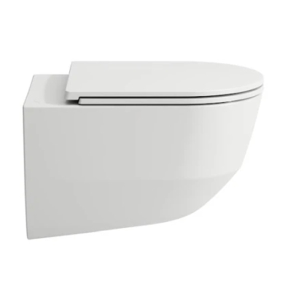 LAUFEN Pro Унитаз подвесной, безободк смыв Rimless, с инсталляцион системой, сиденье с микрол тонкое, панель смыва хром глян (АКЦИЯ с нашего склада) 