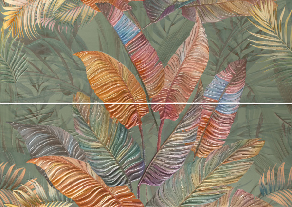 DEC SET 2 VERGEL (декор 2ш) 63,2х90 1к-2комп.  