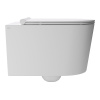Alice Form Унитаз 50х35, подвесной, безободковый, без сиденья и комплекта крепежа FIX10,  цвет белый матовый 