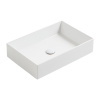 SIMAS AGILE Раковина на столешницу 60х40 см,без перелива, без отв  под смеситель,цвет белый