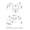 Duravit D.1 Раковина настенная керамическая 500х400мм, цвет белый (Спец.цена из наличия) 
