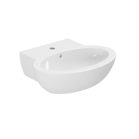 AZZURRA COMODA раковина подвесная с 1 отв. под смеситель 55х47см, цвет белый 