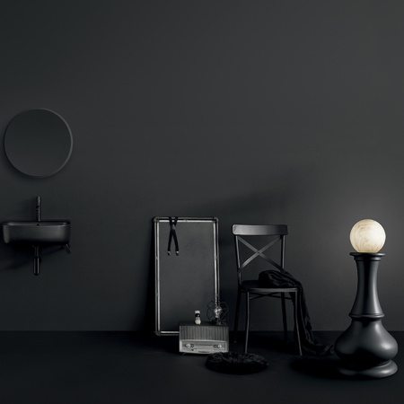 Kerasan Artwork Cтатуэтка декоративная Pedone, цвет черный матовый  (срок по запросу) 