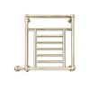 Devon&Devon Jupiter 3 Полотенцесушитель электрический 725x685x143 мм., скрытое подключение слева, цвет светлое золото