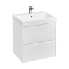 Roca ONA Тумба подвесная 585x450x565 мм. для раковины 600 мм, с 2 ящиками, белый матовый 