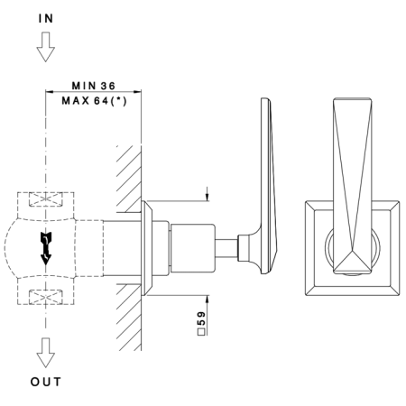 Nicolazzi Внутреняя часть запорного вентиля 3/4"(.новый арт C4911) 