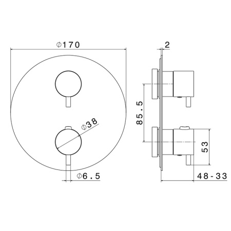 Newform X-Steel 316 Наружная часть для термостатического смесителя, с перекл до 5 источников (для 31061/31020/27888/27889) цвет: нержавеющая сталь 