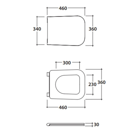 GLOBO Stone Сиденье для унитазов 52см STS03/ST004/STS05/ST002, цвет Smoke/петли хром  (микролифт) 
