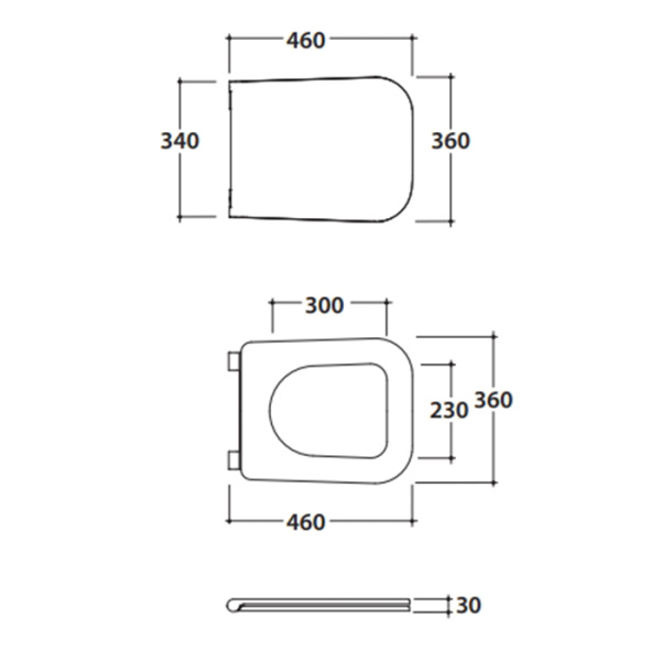 GLOBO Stone Сиденье для унитазов 52см STS03/ST004/STS05/ST002, цвет Smoke/петли хром  (микролифт) 