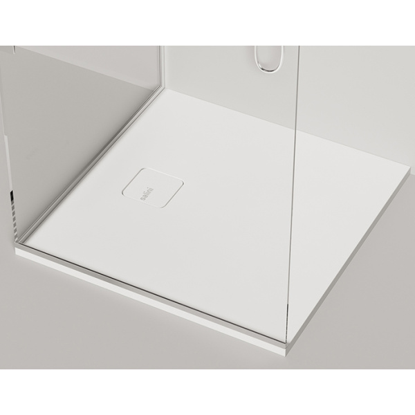 Salini OASI Поддон 900х900х30мм, с сифоном, мат-л: S-Stone, матовый, белый. 