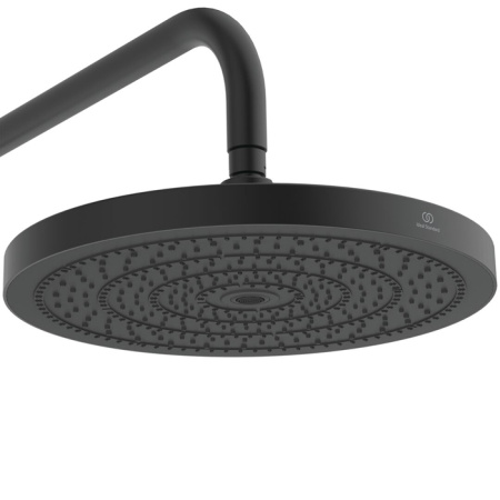 Ideal Standard Ceratherm Solos Душевая стойка, термостат, верхний душ 30см, руч.душ 13см, шланг 175см, цвет: Черный матовый 
