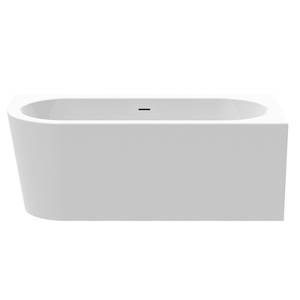 KNIEF Слив перелив с системой Click-Clack, с гибким шлангом и горизонтальным отводом, цвет хром (смонтирован на ванне) 