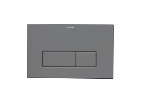 Кнопка для инсталляции, нерж.сталь GUN METAL (для 666) 