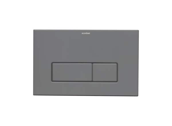 Кнопка для инсталляции, нерж.сталь GUN METAL (для 666) 