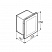 Armani Roca Island Встраиваемый шкафчик 20x16.7xh25см для выдвижного душа (Арт. 75A6776..0) или гидроершика (Арт. 75B9076..2), цвет: silver