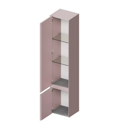 Kerama Marazzi Пенал CUBO подвесной левый 165, мальва матовый 