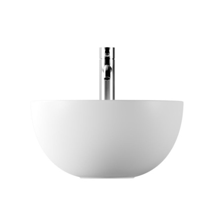 Alice Unica, накладная круглая раковина Ø40х20h см, цвет белый глянцевый 