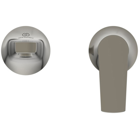 Ideal Standard La Dolce Vita Смеситель для раковины, встраиваемый, излив: 21см, без комплектом №1 A1313NU, цвет: PVD Silver Storm 