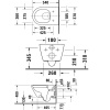 Duravit D-Neo Унитаз подвесной 2577090000, 370 x 540 мм, безободковый, в комплекте с сиденьем 0021690000 цвет: белый (Спец.цена с нашего склада!) 