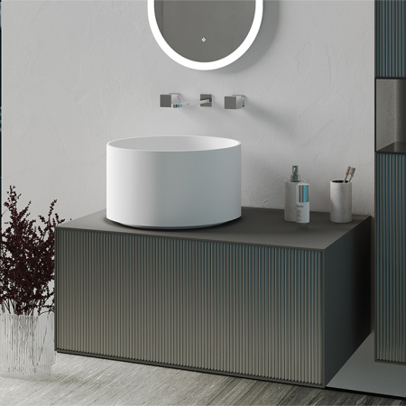 SALINI Зеркало для ванны ARMONIA  450×900х25мм., фоновая и фронтальная подсветка 3в1 , сенсор движения включения подсветки , крепления, без подогрева 