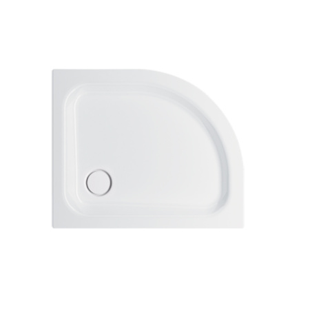 BETTE Душевой поддон 1/4 круга  120х90хh65см с отв-м слива d90мм, с шумоизоляцией и покрытием анти-слип PRO, цвет белый 