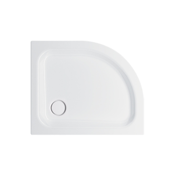 BETTE Душевой поддон 1/4 круга  120х90хh65см с отв-м слива d90мм, с шумоизоляцией и покрытием анти-слип PRO, цвет белый 