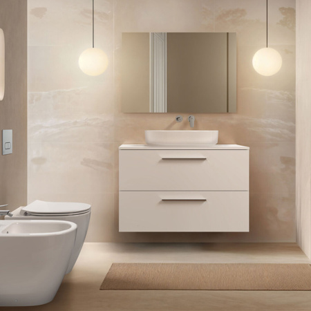 Ideal Standard Ceralife O Настенный смеситель для раковины излив: 180 мм, без донного клапана, для монтажа с A1313NU цвет: хром 