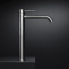 Newform X-Steel 316 Смеситель для раковины на 1 отверстие, высокий, без донного клапана, излив 190мм, цвет: нержавеющая сталь 