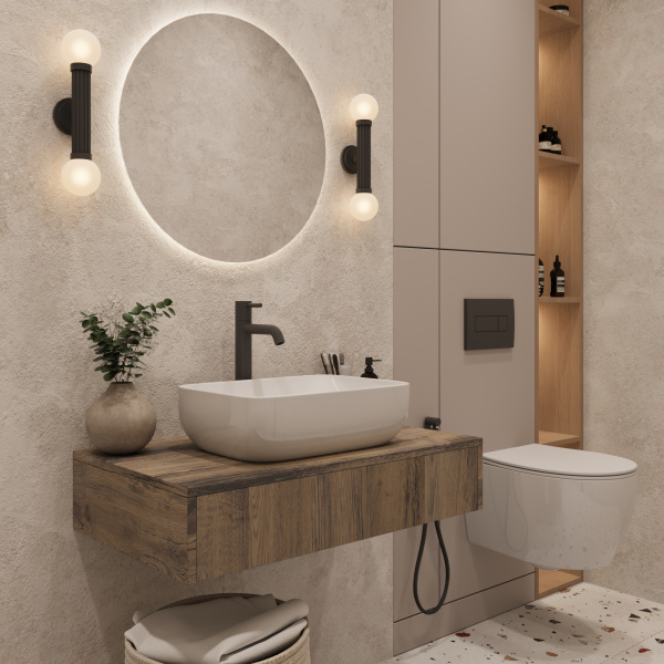 Тумба под раковину/столешницу Токио премиум, Аттик 100, 1 вырез 