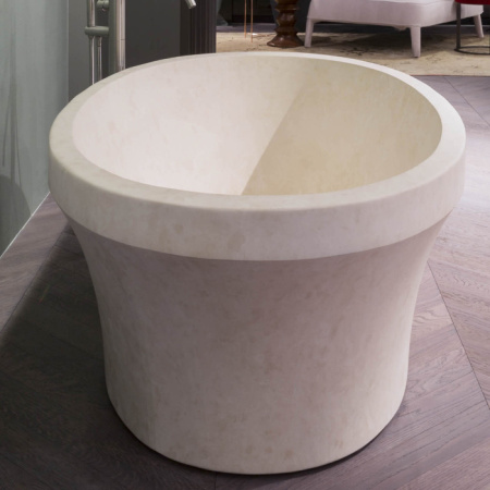 ANTONIO LUPI EPOQUE Ванна отдельностоящая 1800х920х550 мм., с нажимным донным клапаном, Pietra Luna 