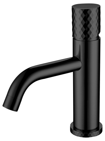 Смеситель STICK для умыв. низ. DIAMOND Matt Black_Комплект 