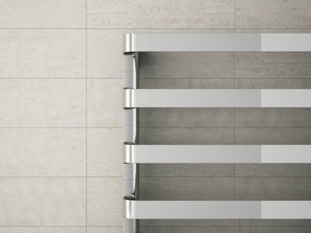 IRSAP STEP E Полотенцесушитель электрический 500x1255x107 мм., 11 плоских трубок, мощность 450 ватт, цвет хром 