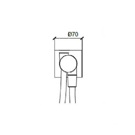 Almar Встройка для  внеш части. E192000/1 