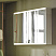Burgbad Yso Зеркальный шкаф 82x65.6 см, с подсветкой, цвет песочный глянцевый