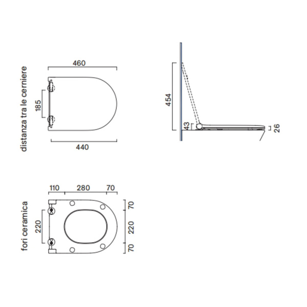 Catalano SFERA-ZERO Сиденье SLIM с микролифтом, быстросъёмное, цвет белый глянцевый (со склада продаем с унитазами SFERA-ZERO) 